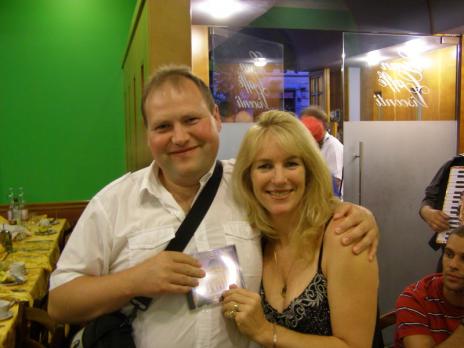 Terje Brandt und eine schöne mädchen